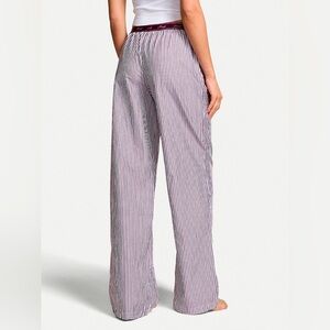 Victoria's Secret Pink Candy Striped Lightweight Flannel Comfy Pajama Pants